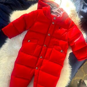 Ralph Lauren Footed Snowsuit